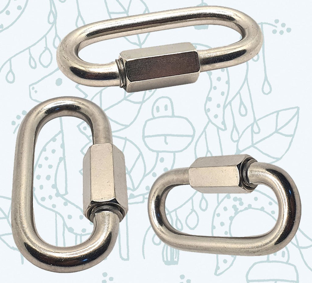 Chain Quick Link M4–M8 — A4 316 Marine Grade Stainless