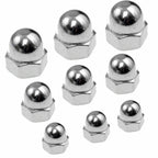 marine-dome-acorn-nuts-stainless steel