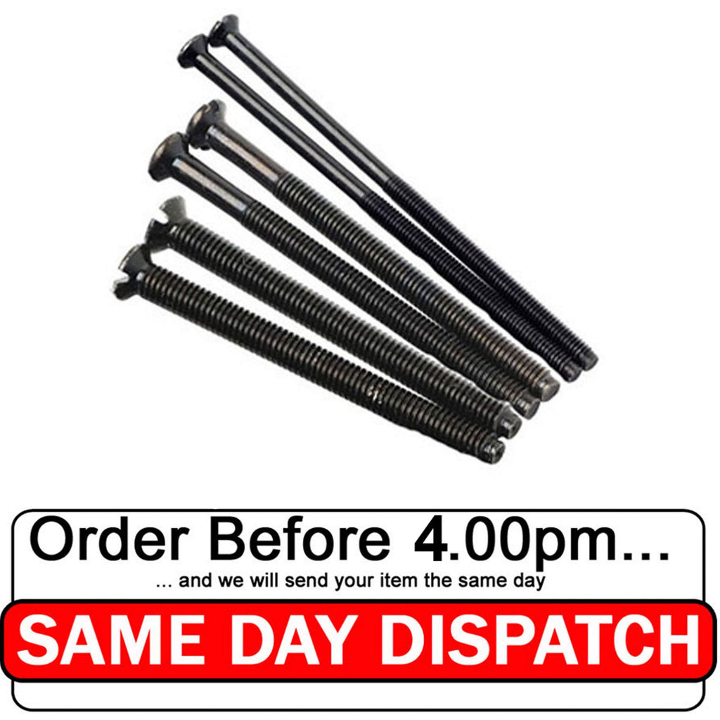 Black Electrical Screws M3.5 40–75mm — Black Nickel Socket