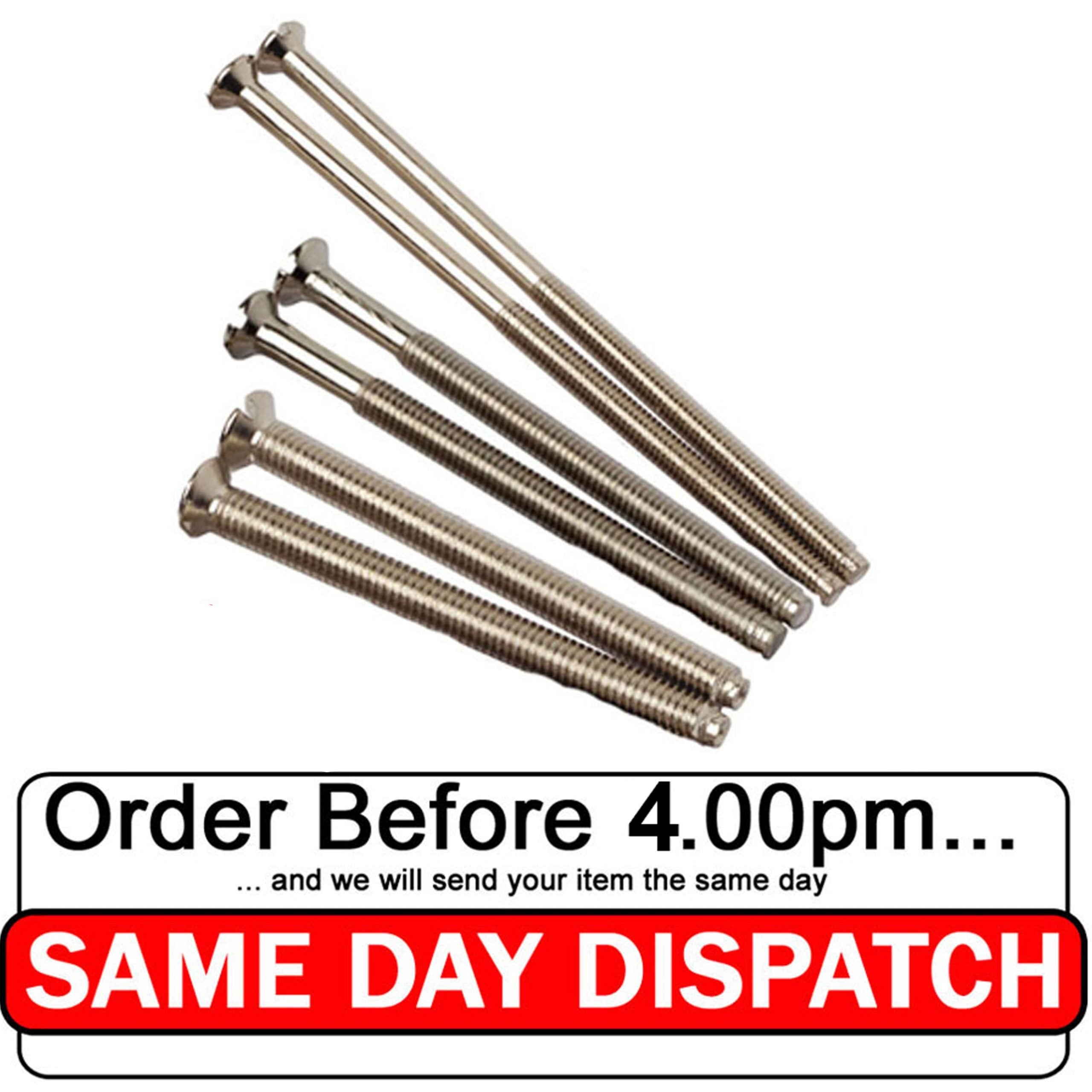 Electrical Screws M3.5 35–75mm — Multi-Finish Socket/Switch