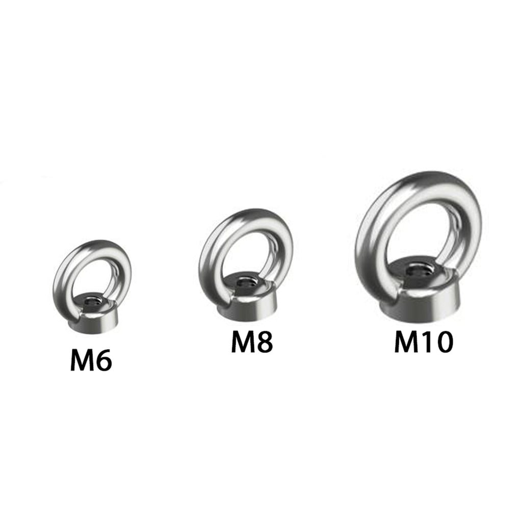 Lifting Eye Nuts M6–M10 — A4 316 Marine Grade Stainless