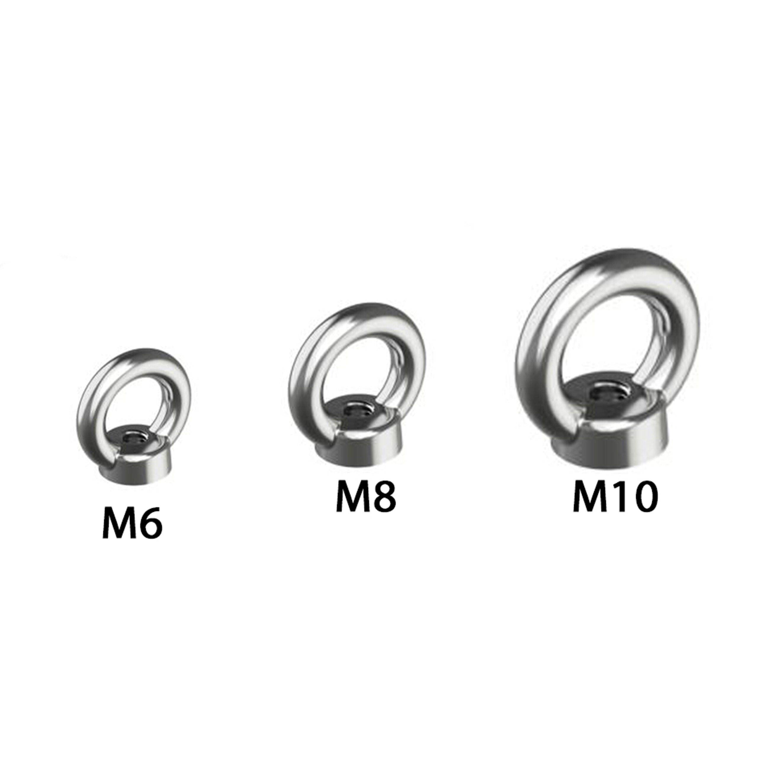 Lifting Eye Nuts M6–M10 — A4 316 Marine Grade Stainless