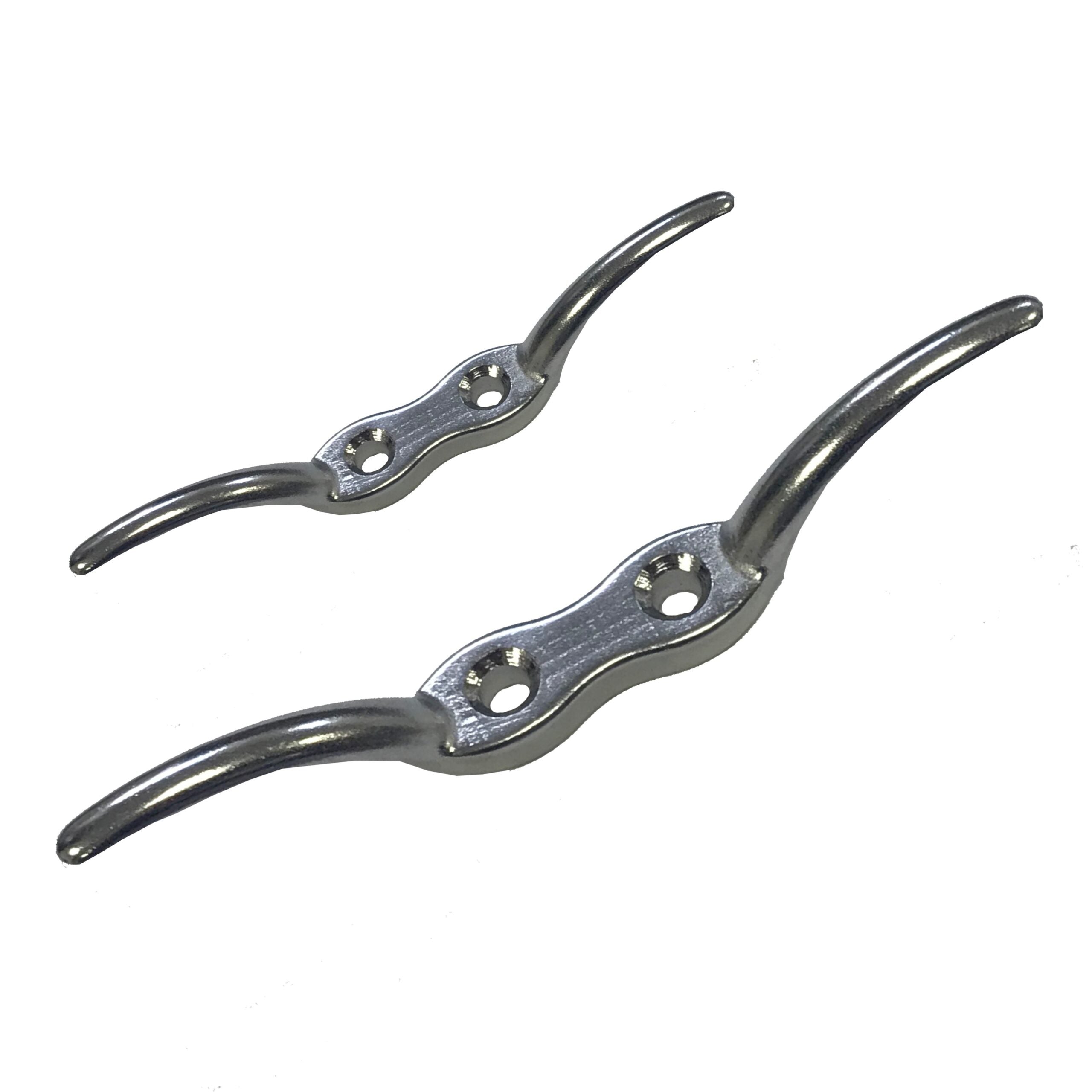 Flag Halyard Rope Cleat 68/112mm — A4 316 Marine Stainless