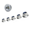 Flanged Nyloc Nuts M4–M10 — A2 Stainless Steel DIN 6926