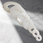 White Nylon Flat Washers M3–M16 — Nylon 66 DIN 125A