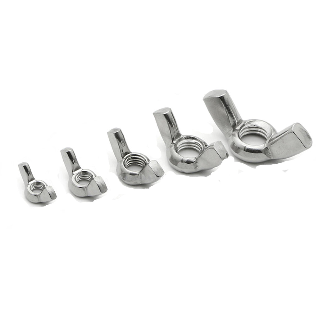 Wing Nuts M4–M6 — A4 Marine 316 Stainless DIN 315