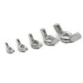 Wing Nuts M4–M6 — A4 Marine 316 Stainless DIN 315