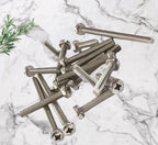 Pozi Pan Head Machine Screws M3–M6 — A2 Stainless DIN 7985