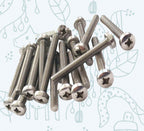 Pozi Pan Head Machine Screws M3–M6 — A2 Stainless DIN 7985