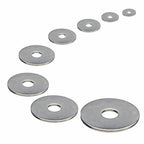 Penny / Mudguard Washers M3–M10 — A4 Marine 316 DIN 9021