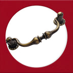 Vintage Cabinet Handle — Old Brass, Model 431
