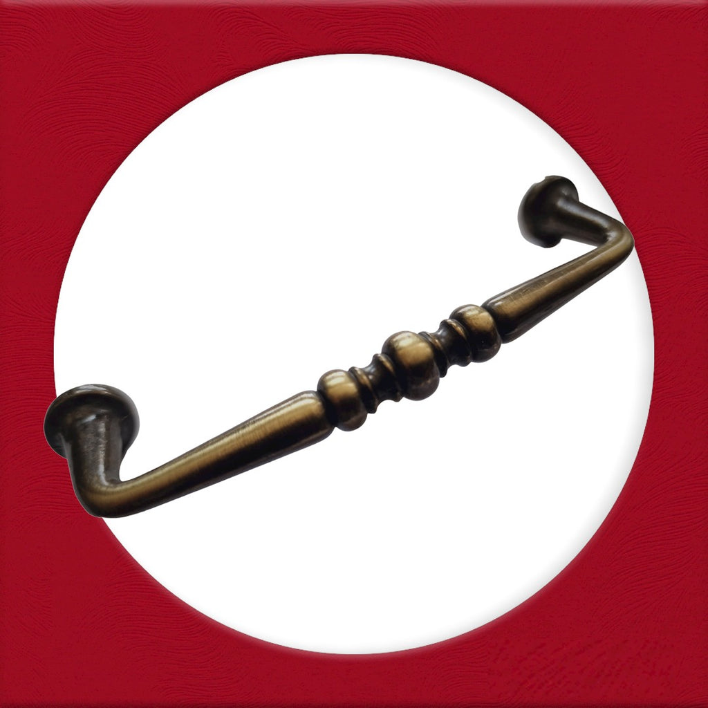 Vintage Cabinet Handle 453 BR For Drawers — Old Aged Brass