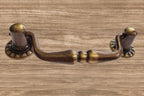 Vintage Cabinet Handle — Old Brass, Model 479