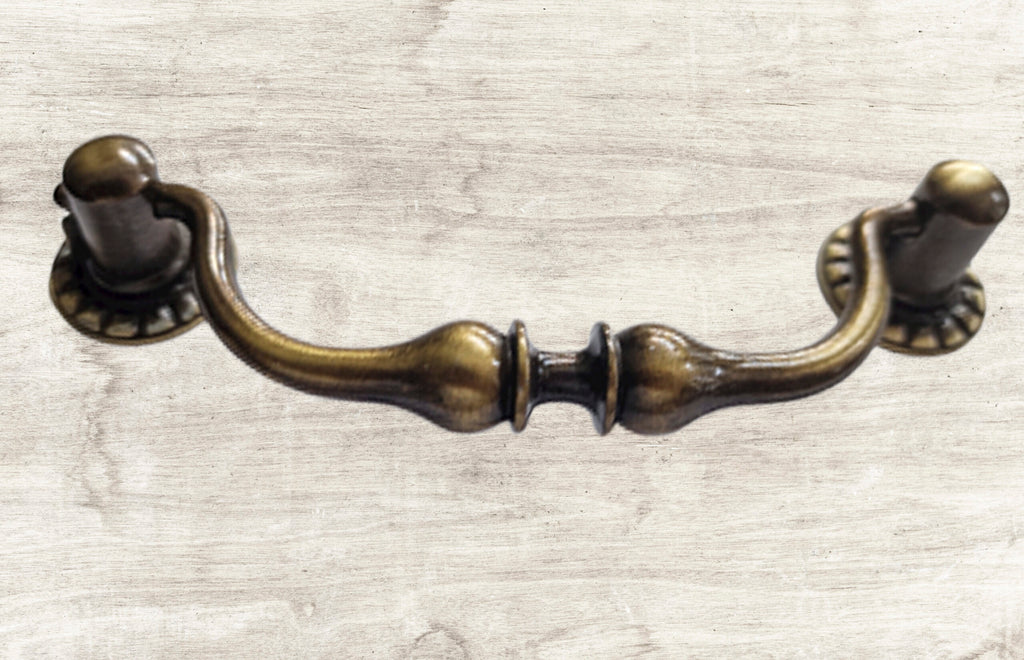 Vintage Cabinet Handle — Old Brass, Model 431