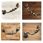 Vintage Cabinet Handle — Old Brass, Model 400A