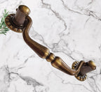 Vintage Cabinet Handle — Old Brass, Model 479