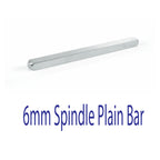 6mm Door Handle Spindle 30–150mm — Solid Steel Square Bar