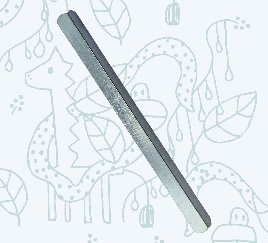 6mm Door Handle Spindle 30–150mm — Solid Steel Square Bar