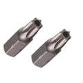 Security TORX Driver Bits TX10H–TX45H — 1/4in Pin-TORX