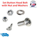 Button Head Setscrew Sets M5–M8 — A2 Stainless ISO 7380