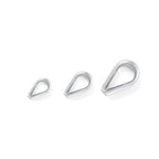 Wire Rope Clamps & Thimbles Set — A4 316 Marine Stainless