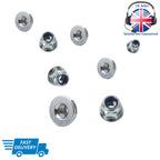 Flange Nyloc Nuts M5–M10 — Zinc-Plated Grade 8.8 DIN 6926