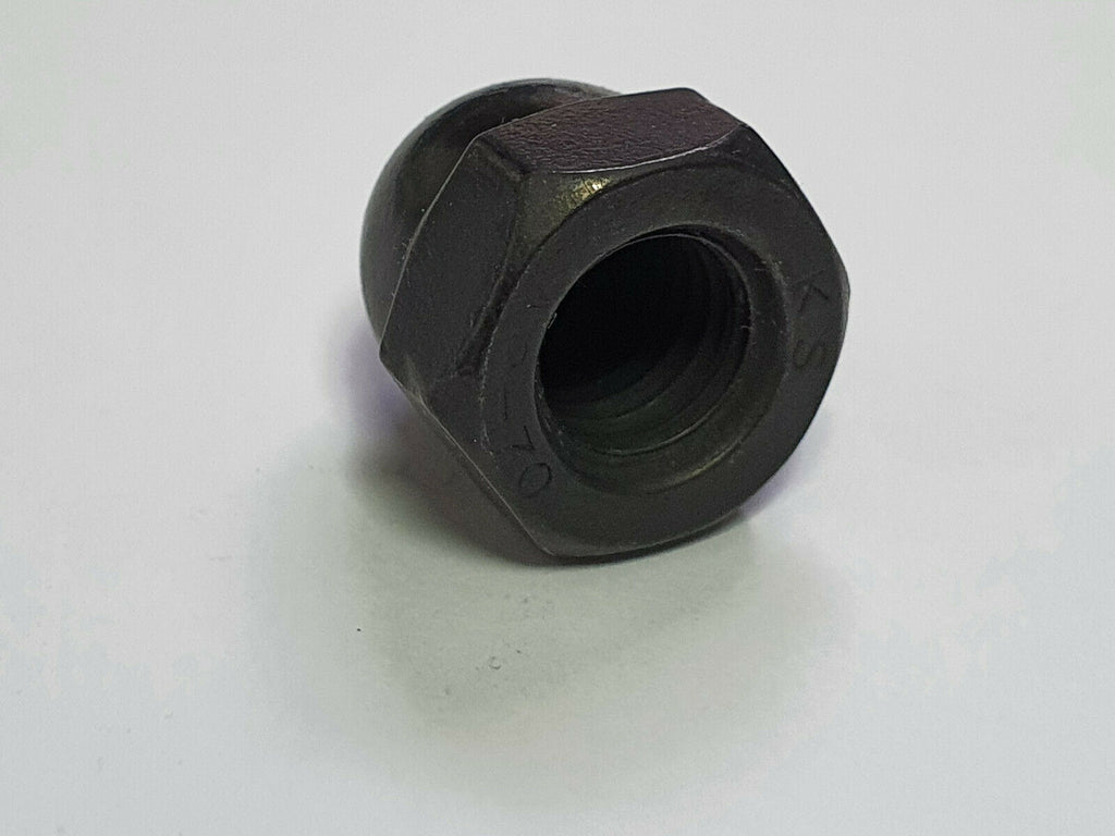Black Dome Cap Nuts M3–M10 — A2 Stainless Steel DIN 1587