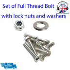 Hex Head Setscrew Bolt Sets M3–M8 — A2 Stainless DIN 933