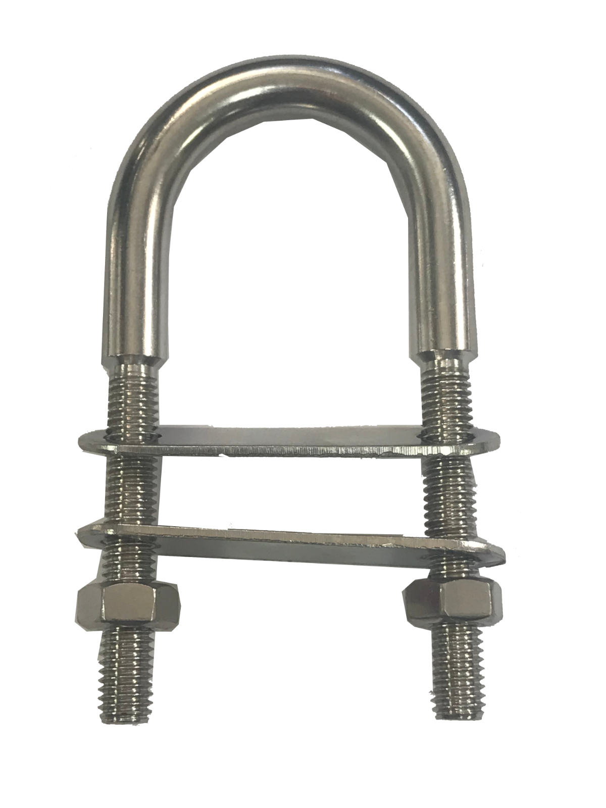 U-Bolts with Plate & Nuts M4–M8 — A4 Marine 316 Stainless