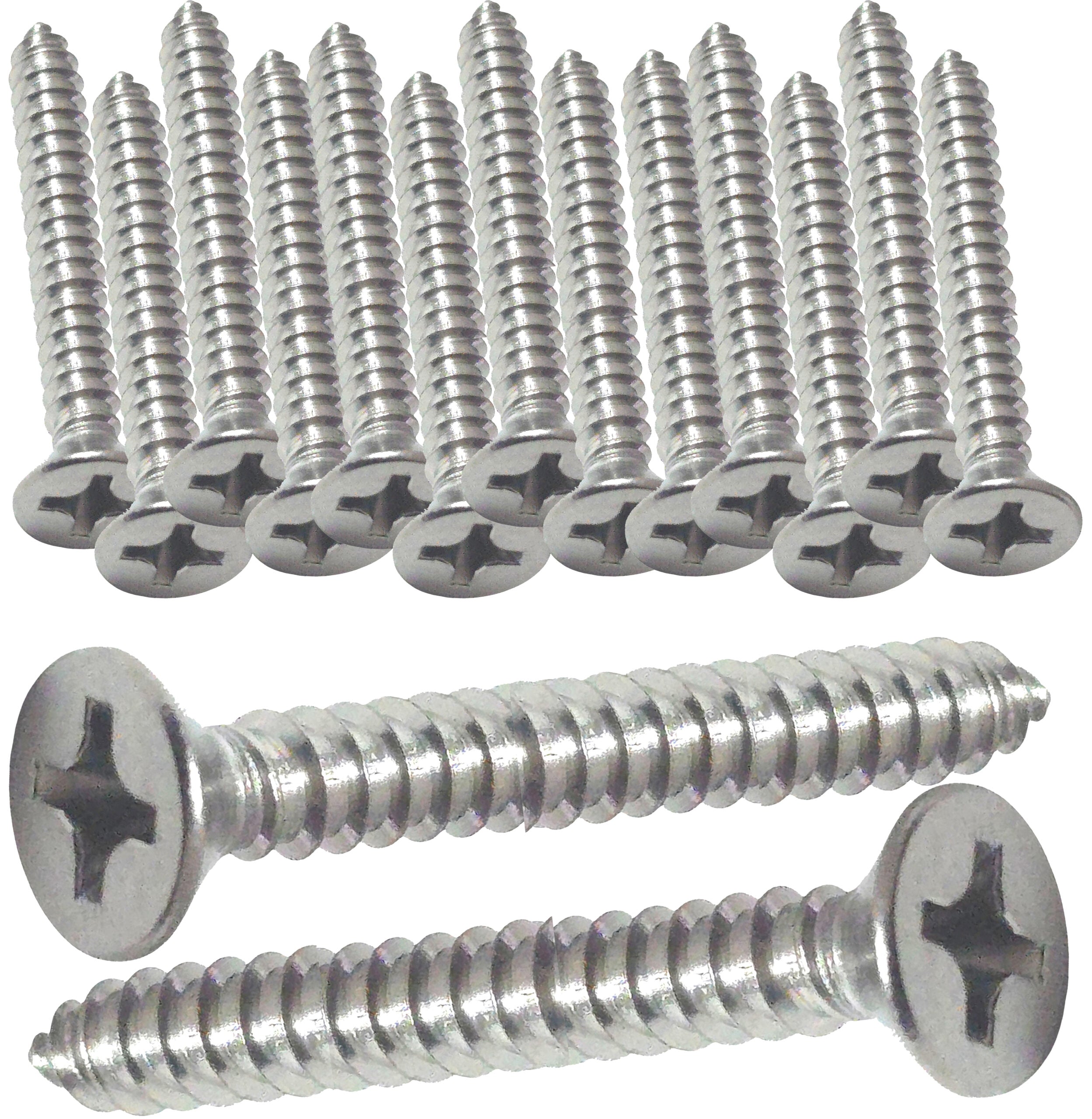 Countersunk Self-Tapping Screws No.4–12 — A4 316 Marine