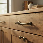 Vintage Cabinet Handle — Old Aged Brass