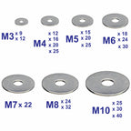 Penny / Mudguard Washers M3–M10 — A4 Marine 316 DIN 9021