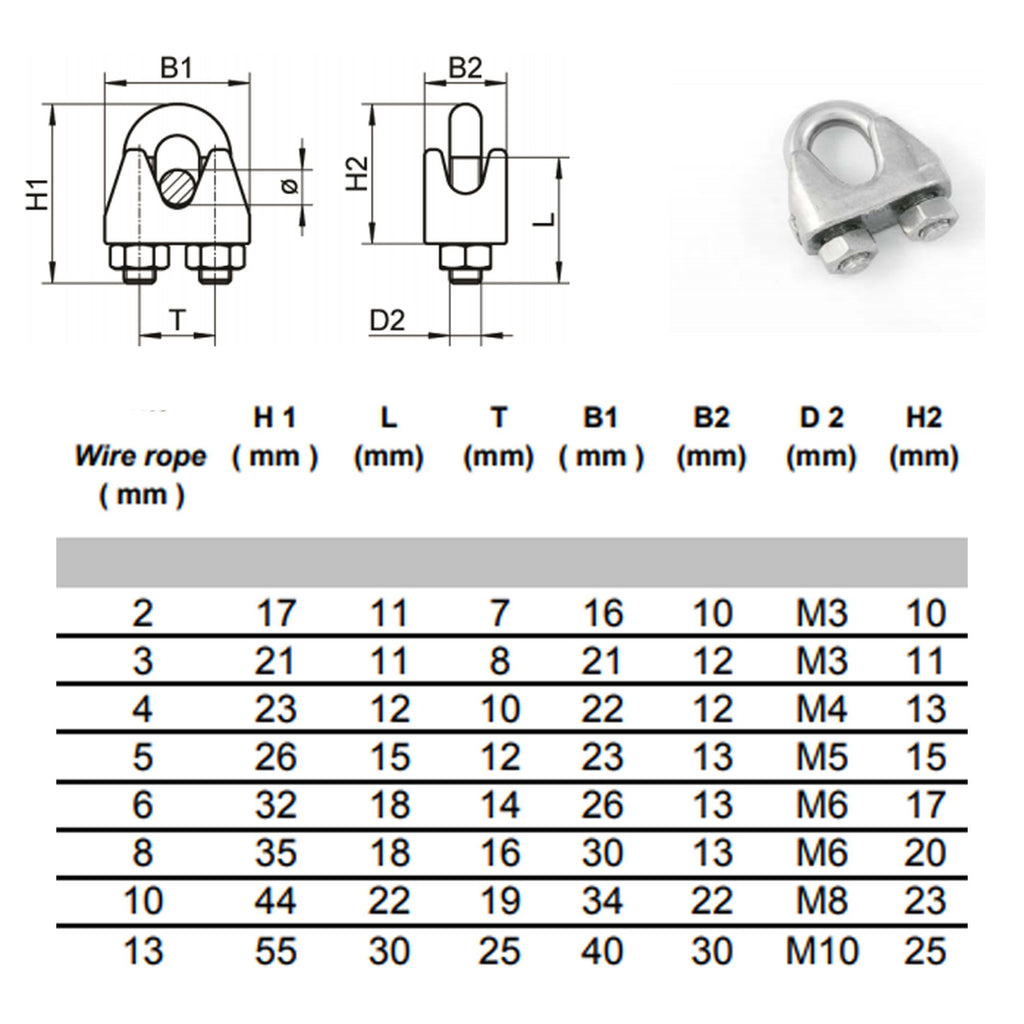 wire-rope-clamp-clip-sizes